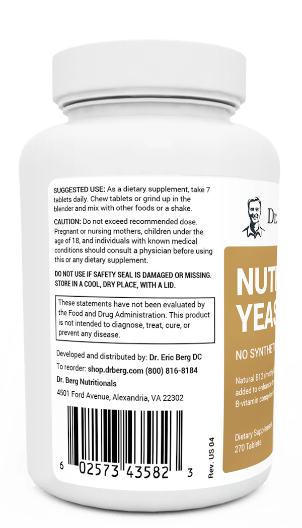 Dr. Berg Nutritional Yeast directions